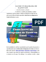 Cómo Hacer Un Diagrama de Gantt Paso A Paso