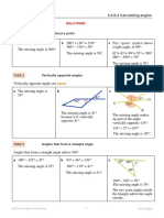 5.3-5.4 Calculating Angles Calculating Angles Task 1: Angles About A Point