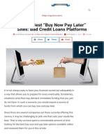 2021's Best "Buy Now Pay Later" Sites - Bad Credit Loans Platform