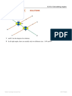 Solutions: 5.3-5.4 Calculating Angles Which Angles Are Equal?