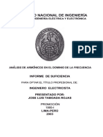 Tesis de Análisis de Armónicos en El Dominio de La Frecuencia.