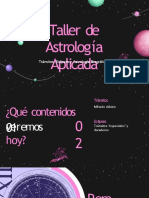 Taller Astrología Aplicada II