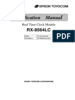 Application Manua: RX-8564LC