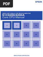 Core CPU Manual: Cmos 4-Bit Single Chip Microcomputer