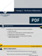 Module 9 - Strategy1 - The Power of Observation