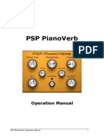 PSP PianoVerb Operation Manual