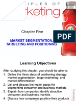 Chapter Five: Market Segmentation, Targeting and Positioning