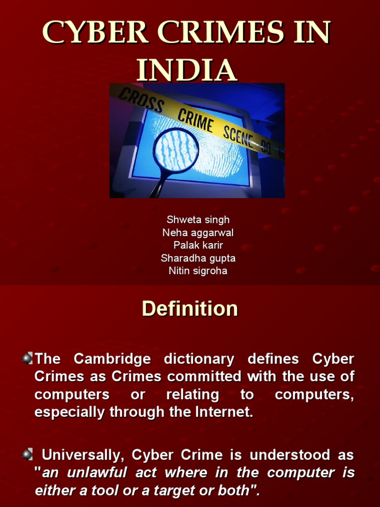 Cyber Crimes and Laws in India | PDF | Computer Security | Security