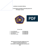 LAPORAN ANALISIS JURNAL TELENURSING  edit