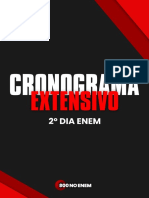CRONOGRAMA DE ESTUDOS EXTENSIVO (2° DIA)