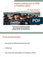 Policía en AL en 2030 - Santiago - BID 26-11-18