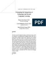 Evaluating The Integration of Technology and Second Language Learning