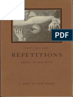 Repetitions by Paul Eluard (1922)