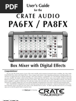 Download Crate PA-6 Manual by David Long SN55465995 doc pdf