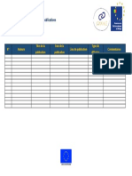 Fiche de Recensement Des Publications