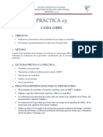 Práctica 04 - Caida Libre
