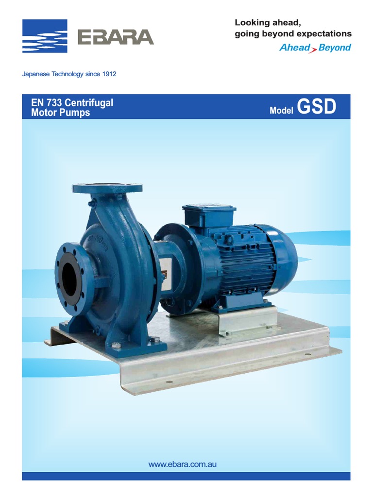 02 Gsd Brochure A4 May19 C Pdf Pump Chemical Engineering