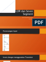 Rangkaian LDR Dan Seven Segment