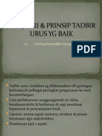 TOPIK 7 Ciri & Prinsip Tadbir Urus Yg Baik