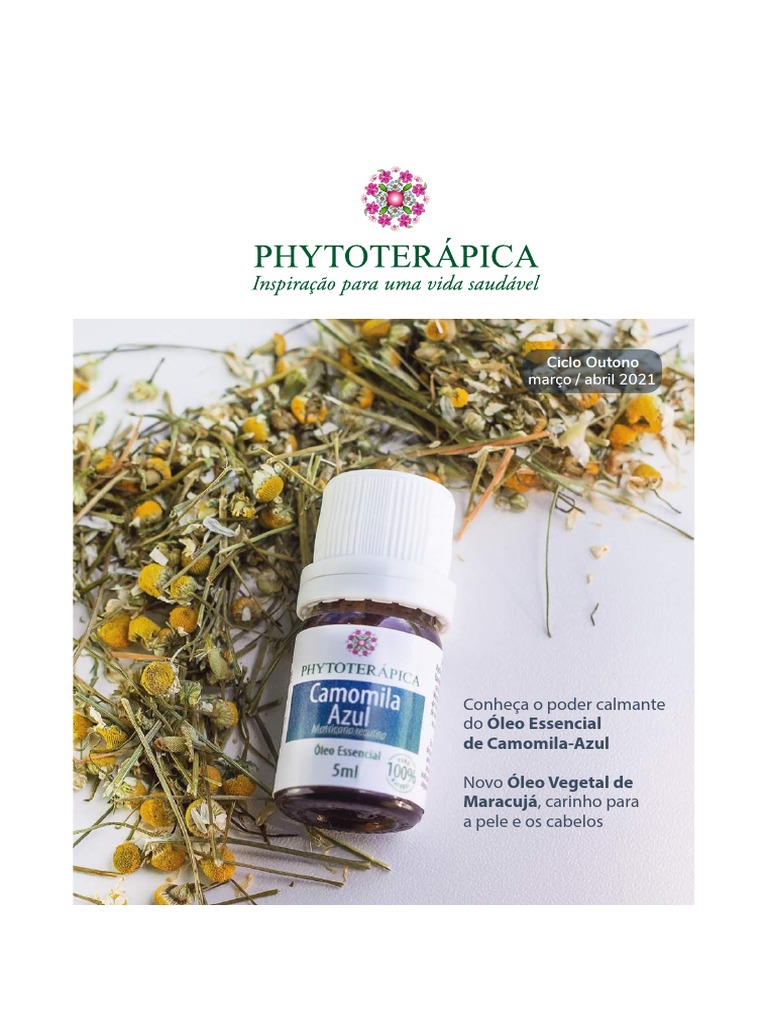 PHYTOTERAPICA - Extrato Oleoso de Calêndula - Aromaterapia - Pele e Cabelo  - Possui ação calmante e refrescante para pele sensível, avermelhada e