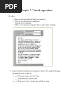 Chapter 7: Time & Expressions: Reading