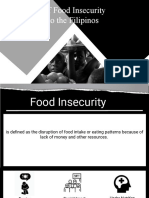 The Impact of Food Insecurity To The Filipinos