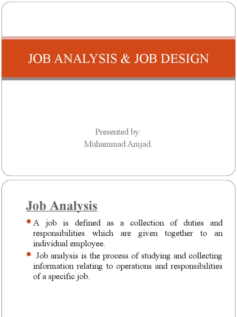 Job Analysis & Job Design | PDF | Business