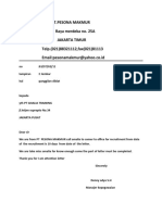 PT - Pesona Makmur Jln. Raya Merdeka No. 25A Jakarta Timur Telp. (021) 88321112, Fax (021) 81113 Email:pesonamakmur@yahoo - Co.id