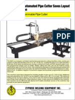 Economical, Automated Pipe Cutter Saves Layout and Fit-Up Time