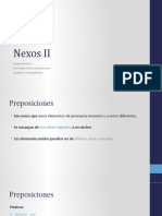 Nexos II (Preposiciones)