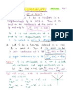 CONTINUITY & Differentiability P