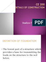 Shallow Foundation MD