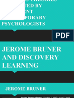 Jerome Bruner's Three Modes of Representation