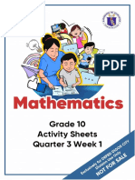 Grade 10 Activity Sheets Quarter 3 Week 1