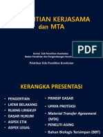 Materi (3) Etik Penelitian Kerjasama Dan MTA