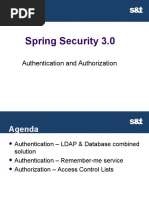 Spring Security 3.0: Authentication and Authorization