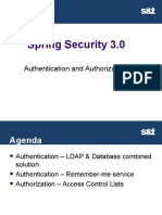 Spring Security 3.0: Authentication and Authorization