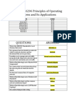 100UGRD CS6206 Principles of Operating Systems and Its Applications