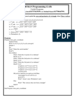 Fortran - Programming Report