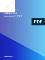 AcumaticaERP 6.1 Projects
