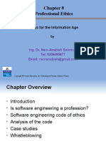 Professional Ethics: Ethics For The Information Age