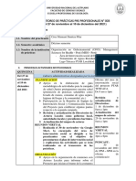 FICHA DE MONITOREO DE PRÁCTICAS PRE PROFESIONALES N° 003