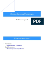 Proving Program Correctness: The Axiomatic Approach