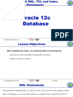 Oracle 12c Chapter 8