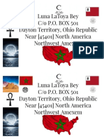 Luna Latoya Bey C/O P.O. Box 501 Dayton Territory, Ohio Republic Near (45401) North America Northwest Amexem