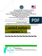 United Nation Agency's : Moorish National Republic Federal Government