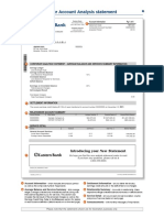 How To Read Your Account Analysis Statement