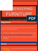 Tle 9 Lesson 2 Types of Furnitures