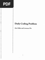 Lawrence Wu, Alex Miller - Daily Coding Problem - Get Exceptionally Good at Coding Interviews by Solving One Problem Every Day (2019)