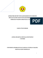 Literature Review Pengaruh Resistance Exercise Dengan Elastic Band Untuk Ekstremitas Bawah Terhadap Walking Speed Pada Lanjut Usia